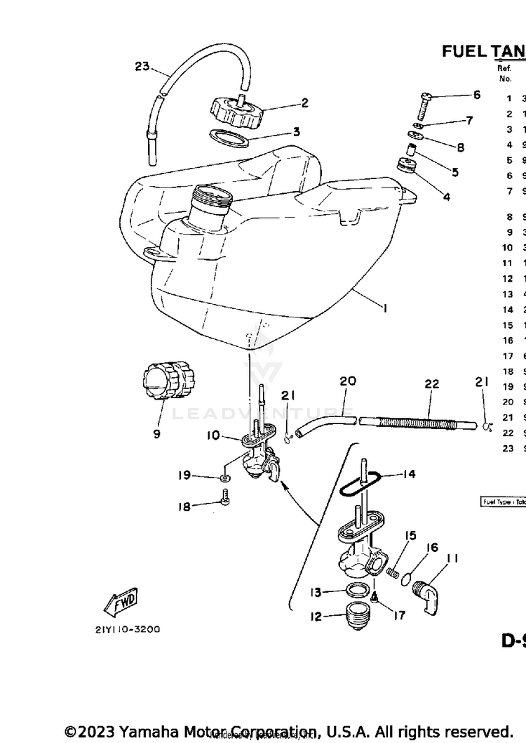 Fuel Tank Schematic