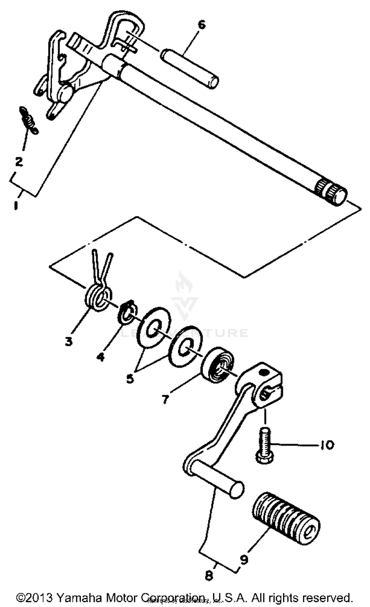 Shift Shaft Schematic