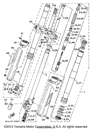 Front Fork Schematic