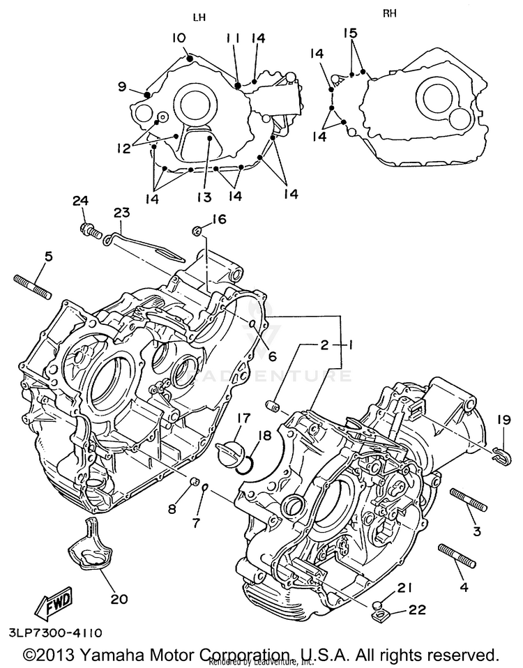 Crankcase Schematic