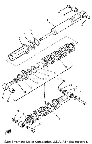 Rear Shocks Schematic