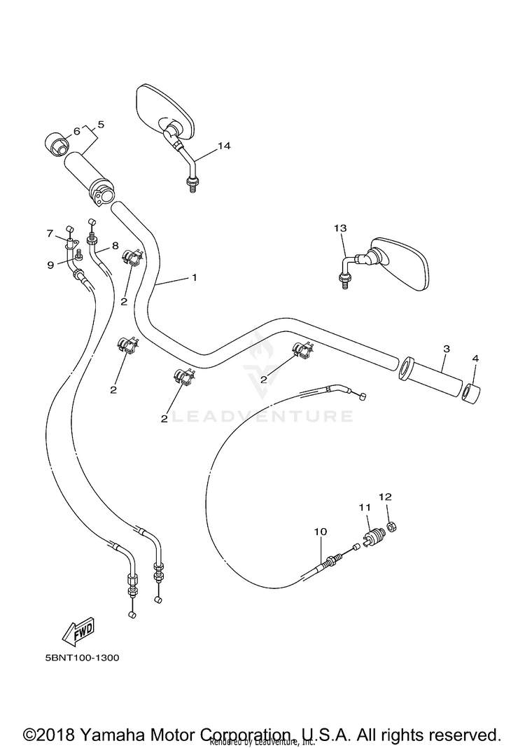 Steering Handle Cable Schematic