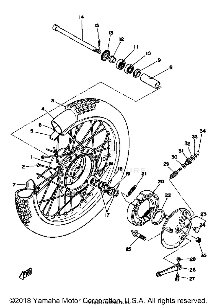 Front Wheel Schematic