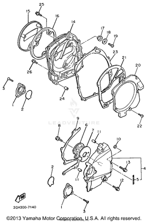 Crankcase Cover Schematic