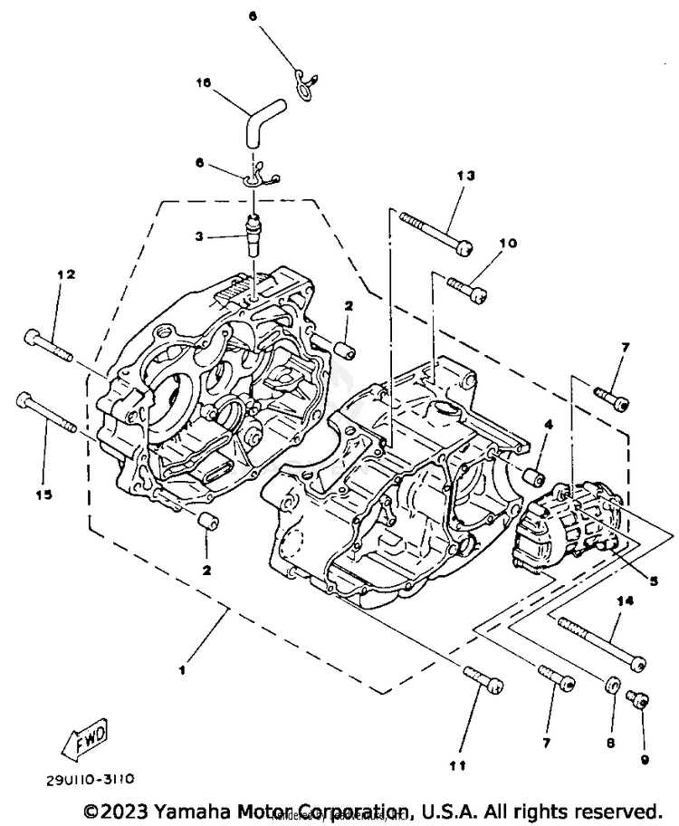 Crankcase Schematic