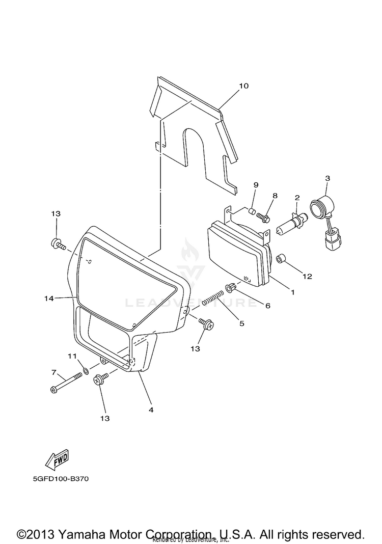Headlight Schematic