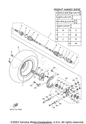Rear Wheel 2 Schematic