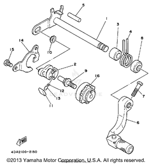 Shift Shaft Schematic