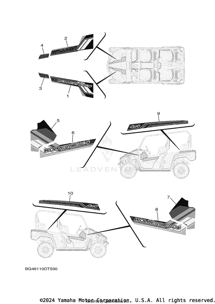 Graphics WOLVERINE X4 - YXF85WPAJL - 2018 Schematic