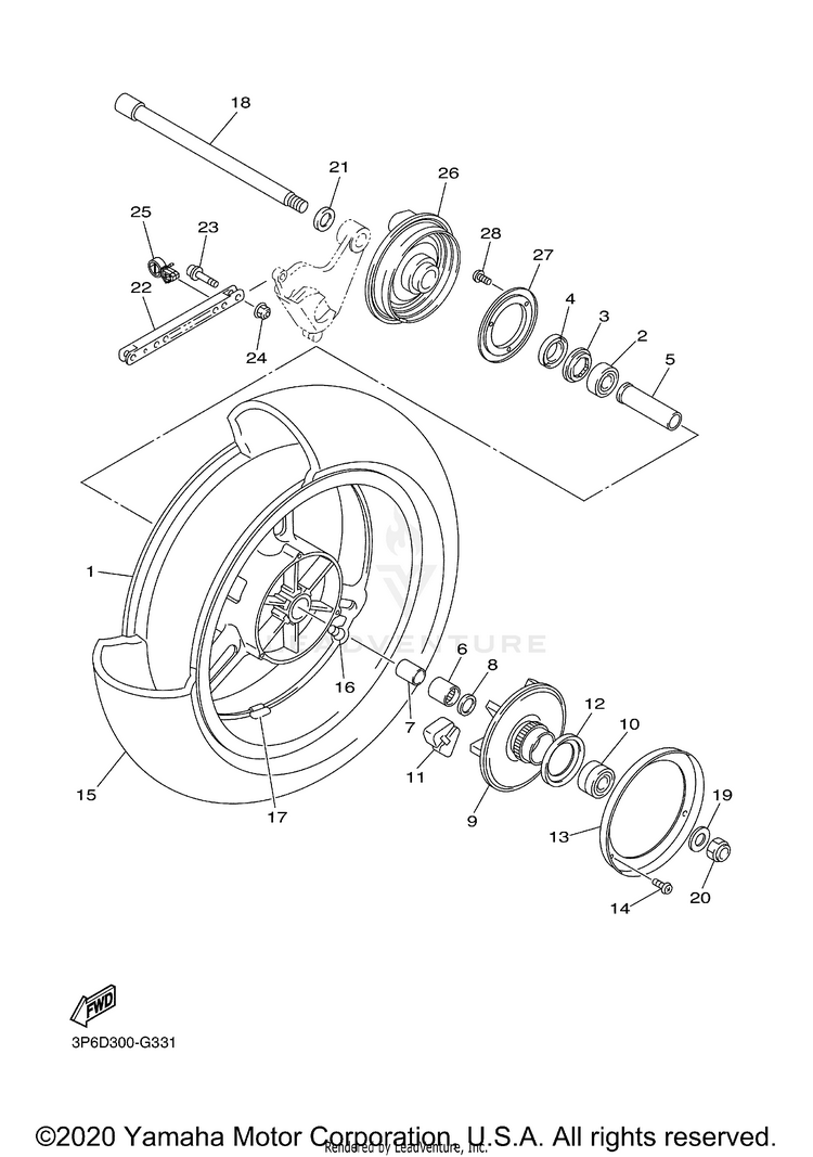 Rear Wheel Schematic