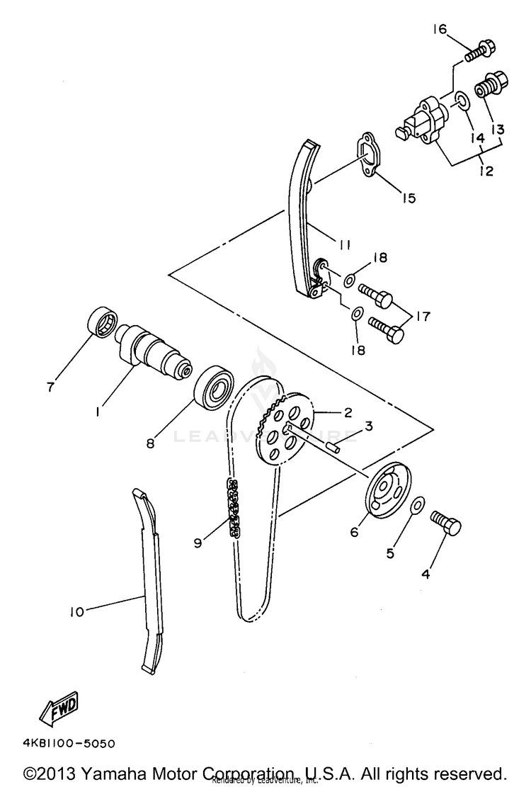 Camshaft Chain Schematic