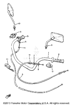 Handlebar Cable Schematic