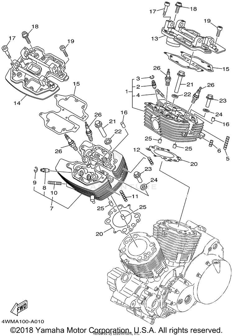 Cylinder Head Schematic