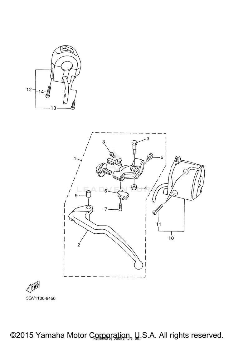 Handle Switch Lever Schematic