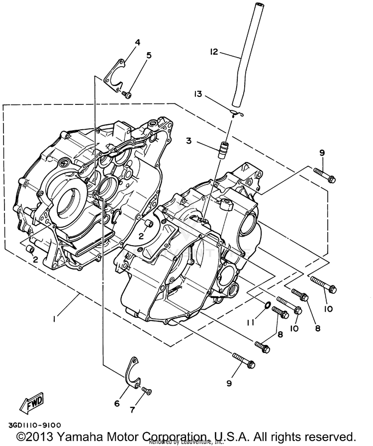 Crankcase Schematic