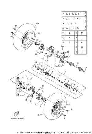Front Wheel Schematic