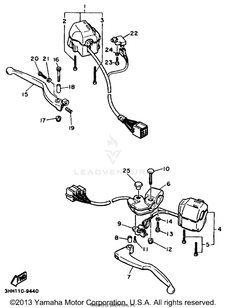 Handle Switch Lever Schematic