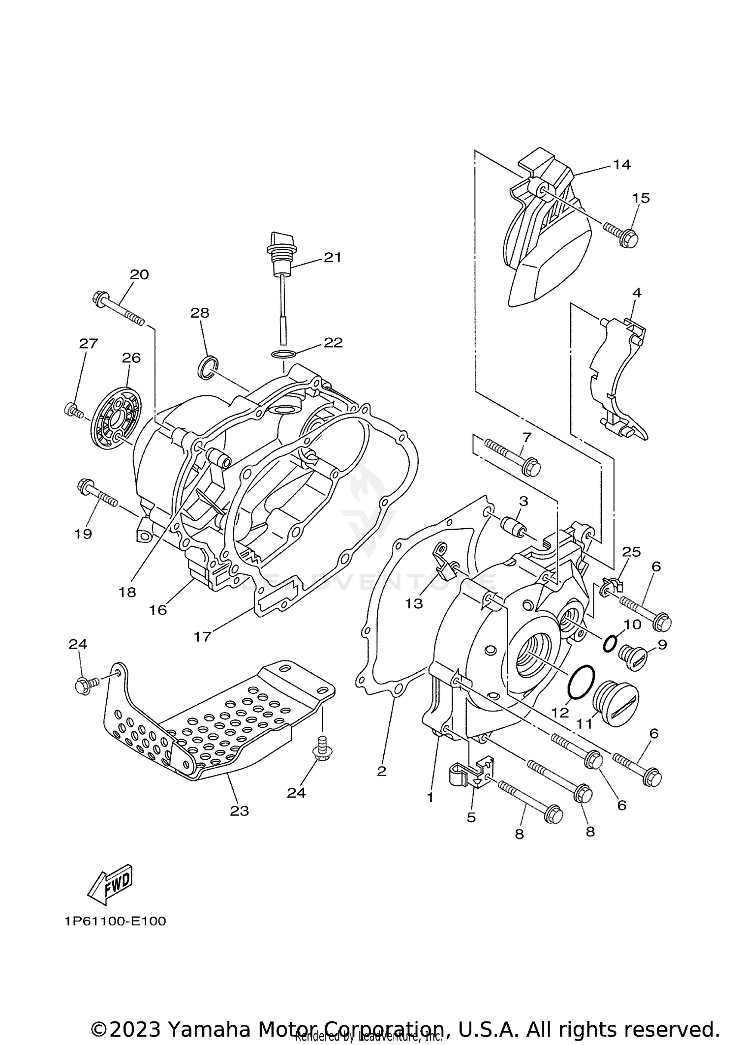 CRANKCASE COVER 1