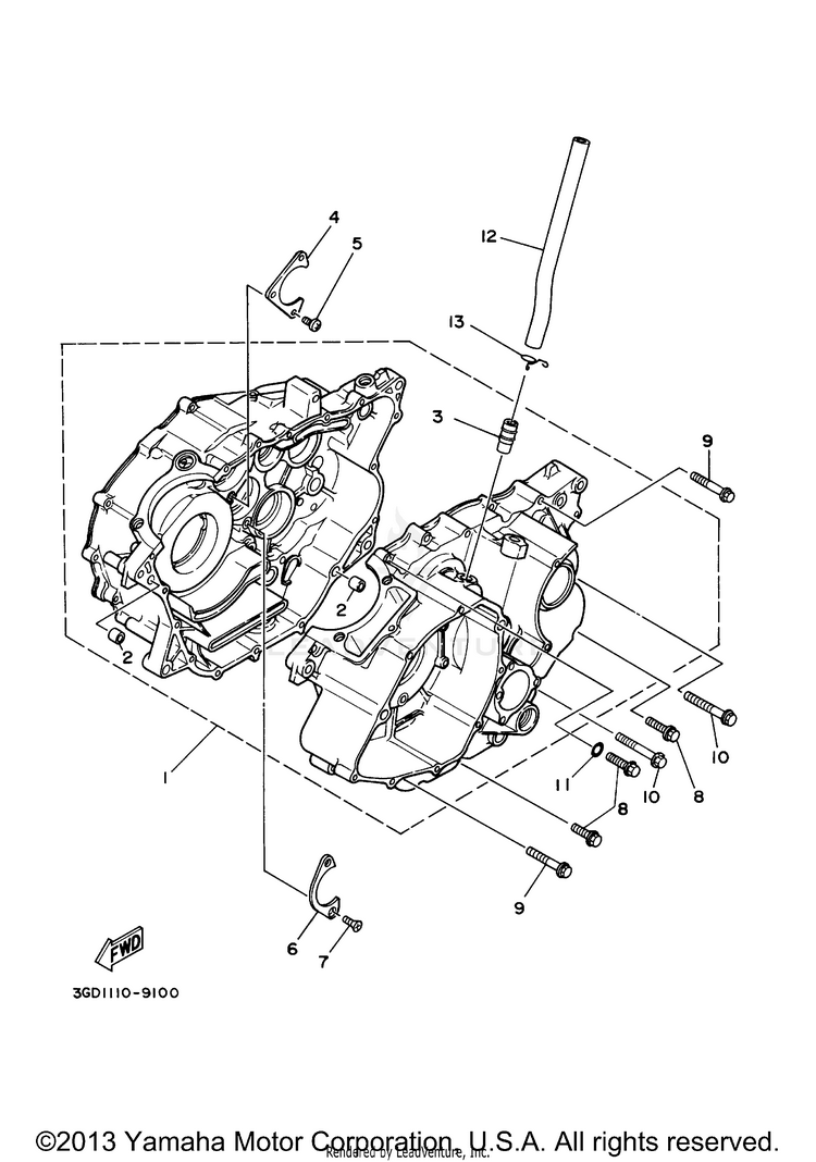 Crankcase Schematic