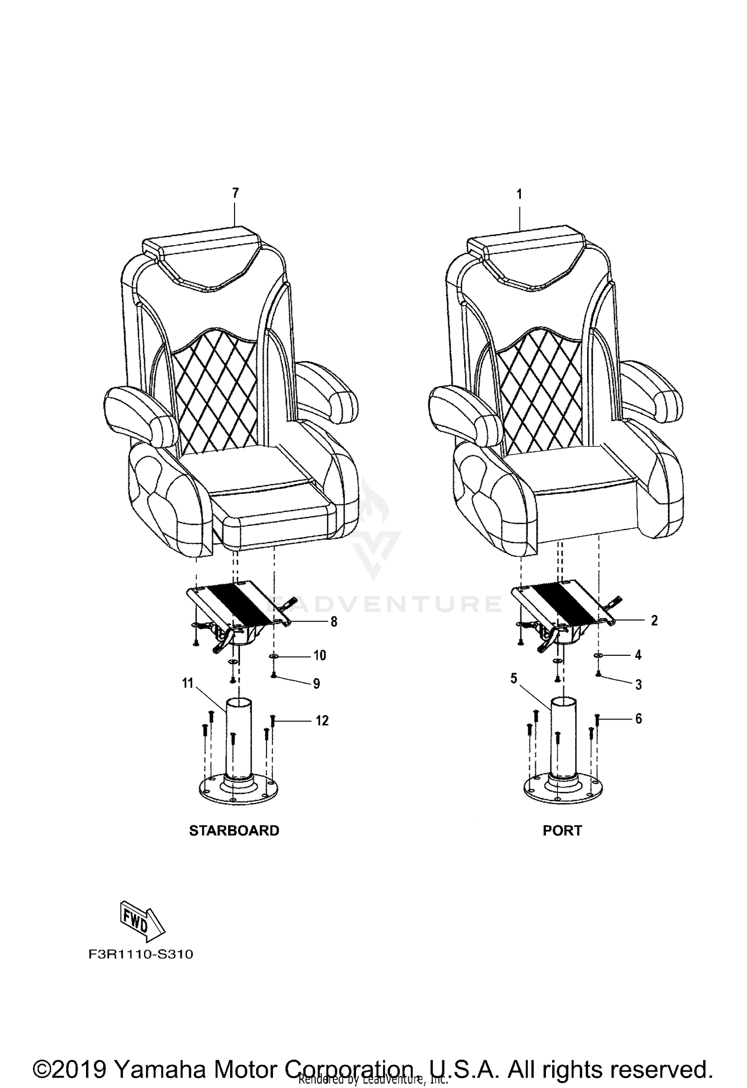 SWIVEL SEAT