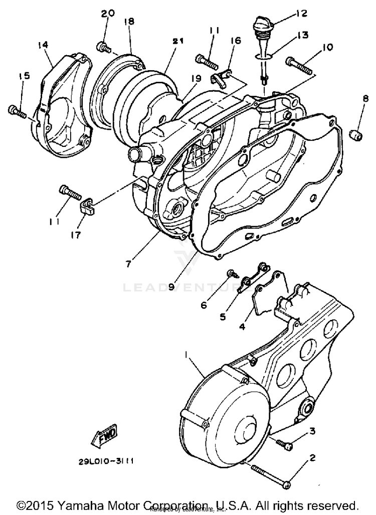 Crankcase Cover Schematic