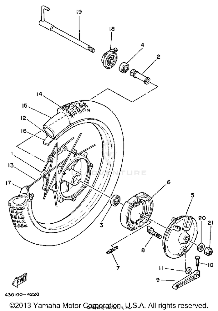 Front Wheel Schematic