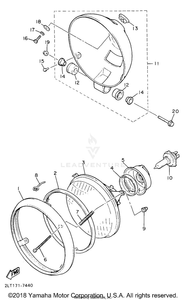 Headlight Schematic