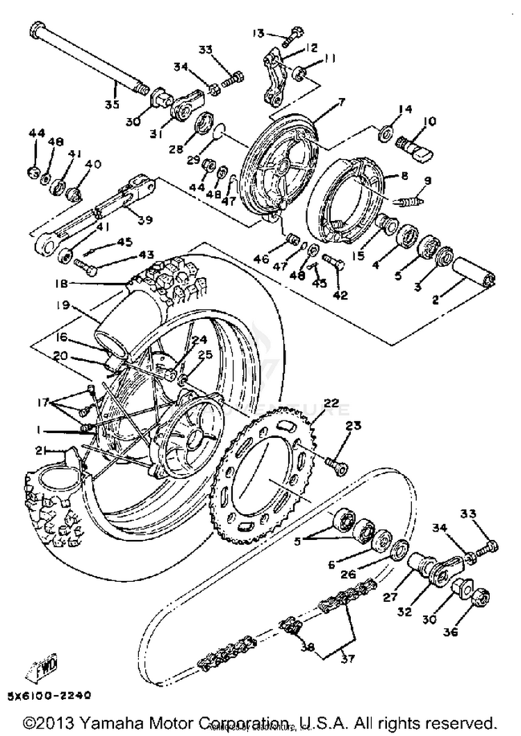 Rear Wheel Schematic