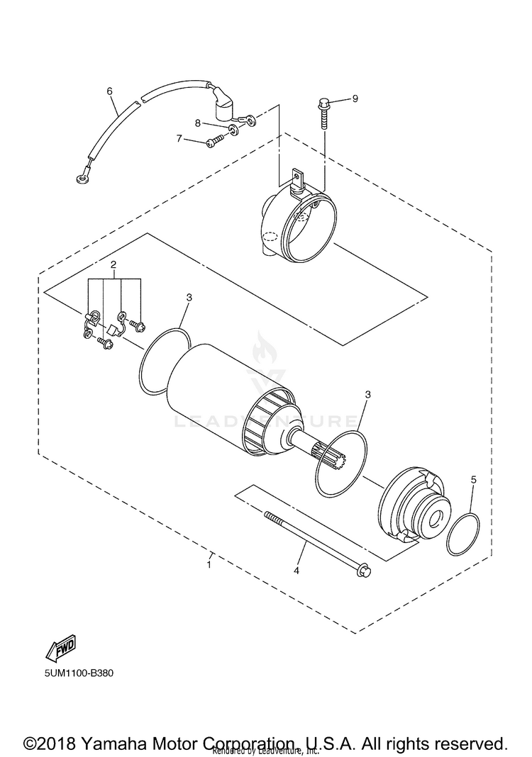 Starting Motor Schematic
