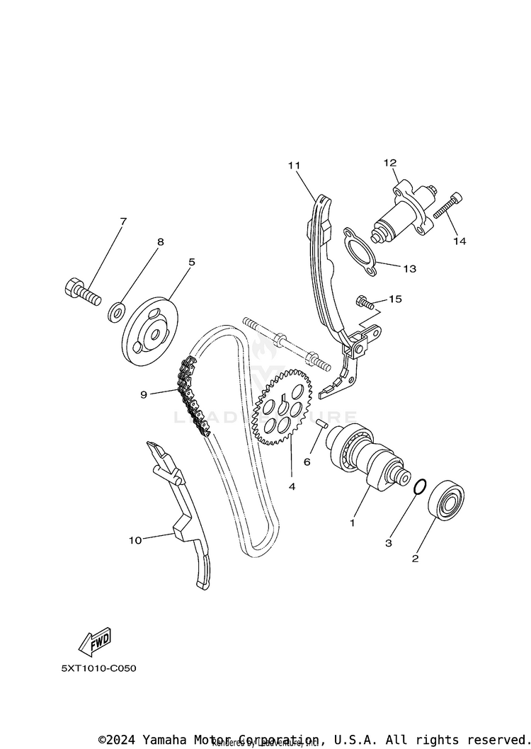 Camshaft & Chain Schematic