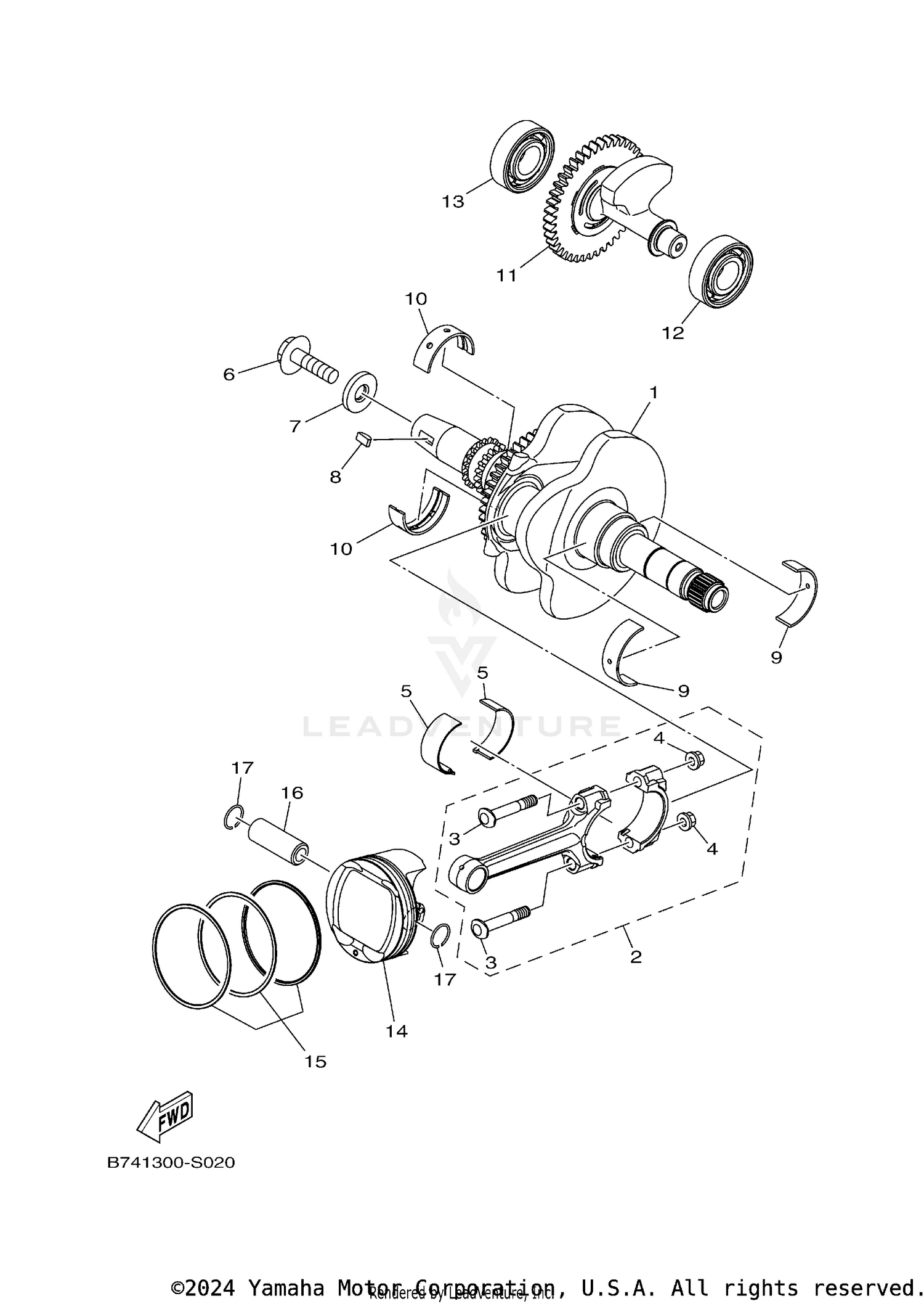 CRANKSHAFT & PISTON