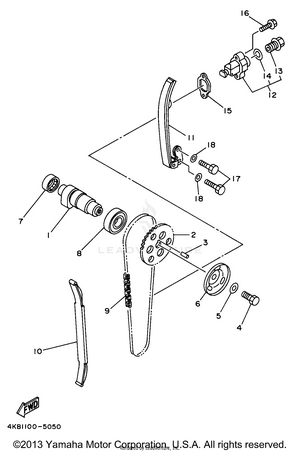 Camshaft Chain Schematic