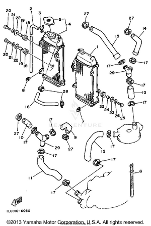 Radiator Hose Schematic