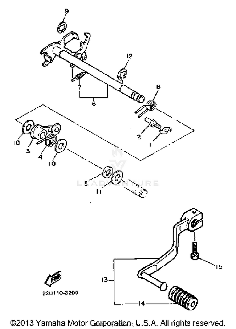 Shift Shaft Pedal Schematic