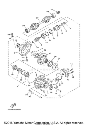 Front Differential Schematic