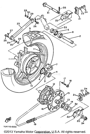 Rear Wheel Schematic
