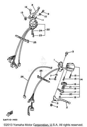 Handle Switch Lever Schematic