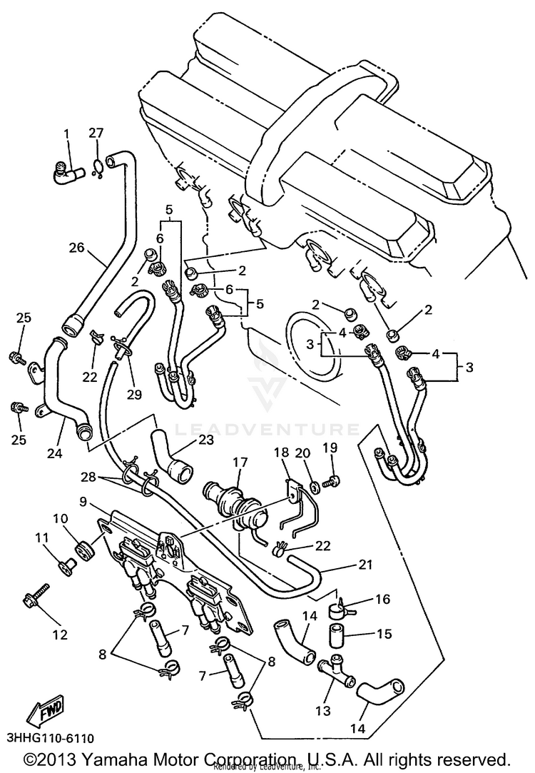 Air Induction System Schematic