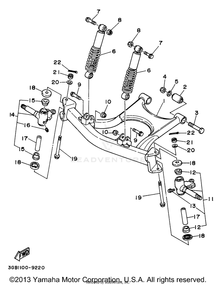 Front Suspension - Wheel Schematic