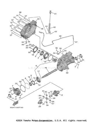 Middle Drive Gear Schematic