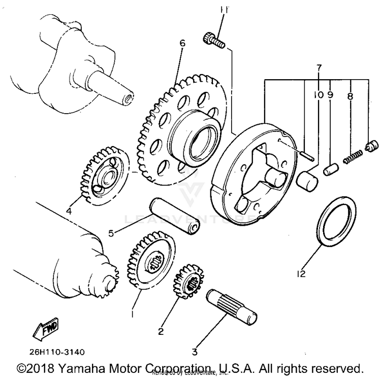 Starter Clutch Schematic
