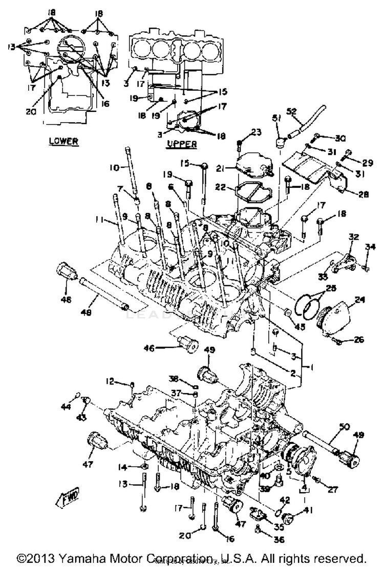 Crankcase Schematic
