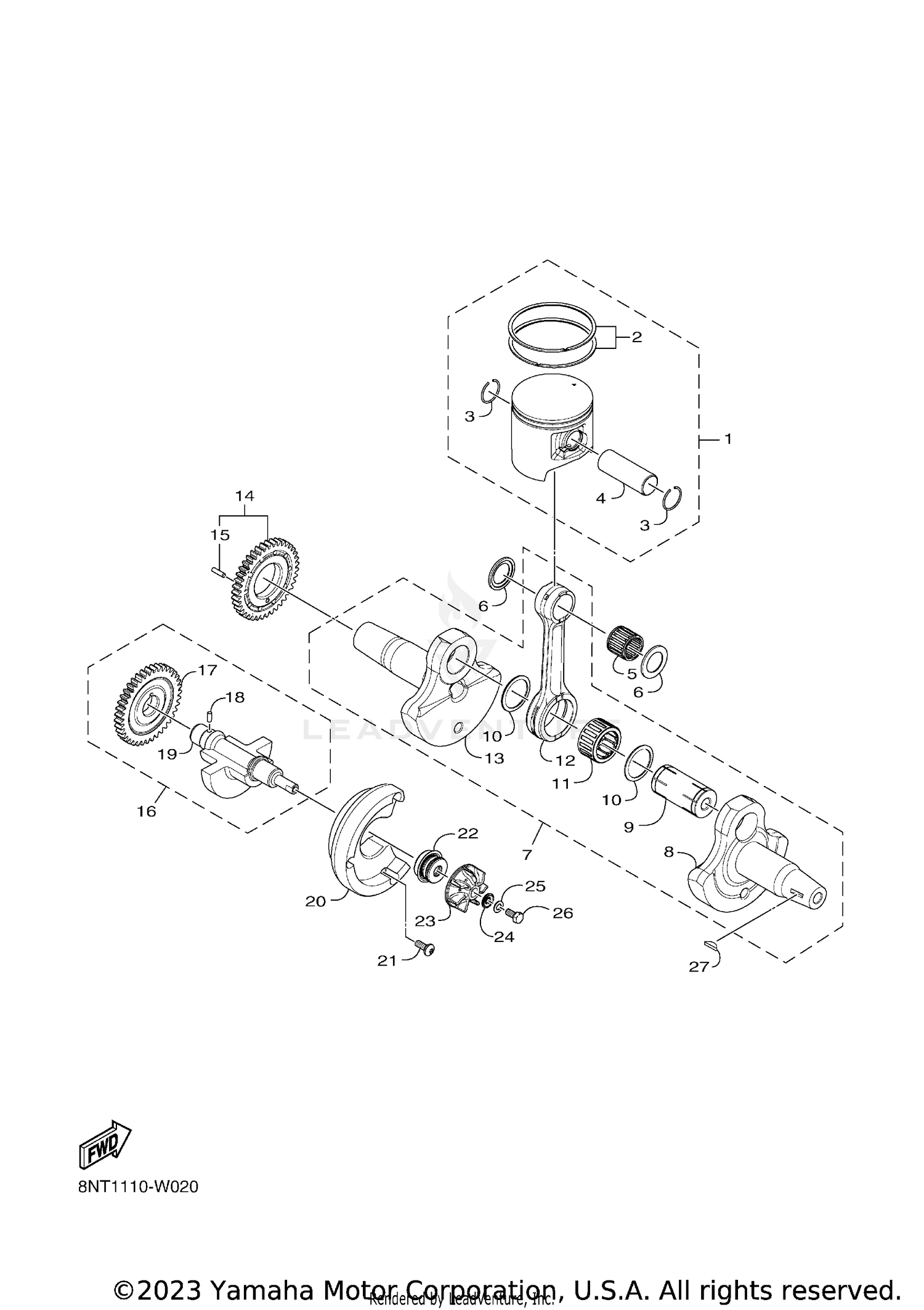 CRANKSHAFT & PISTON