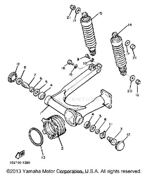 Rear Arm Suspension Schematic