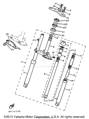 Front Fork Schematic
