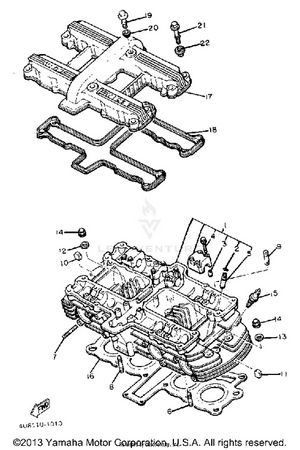 Cylinder Head Schematic