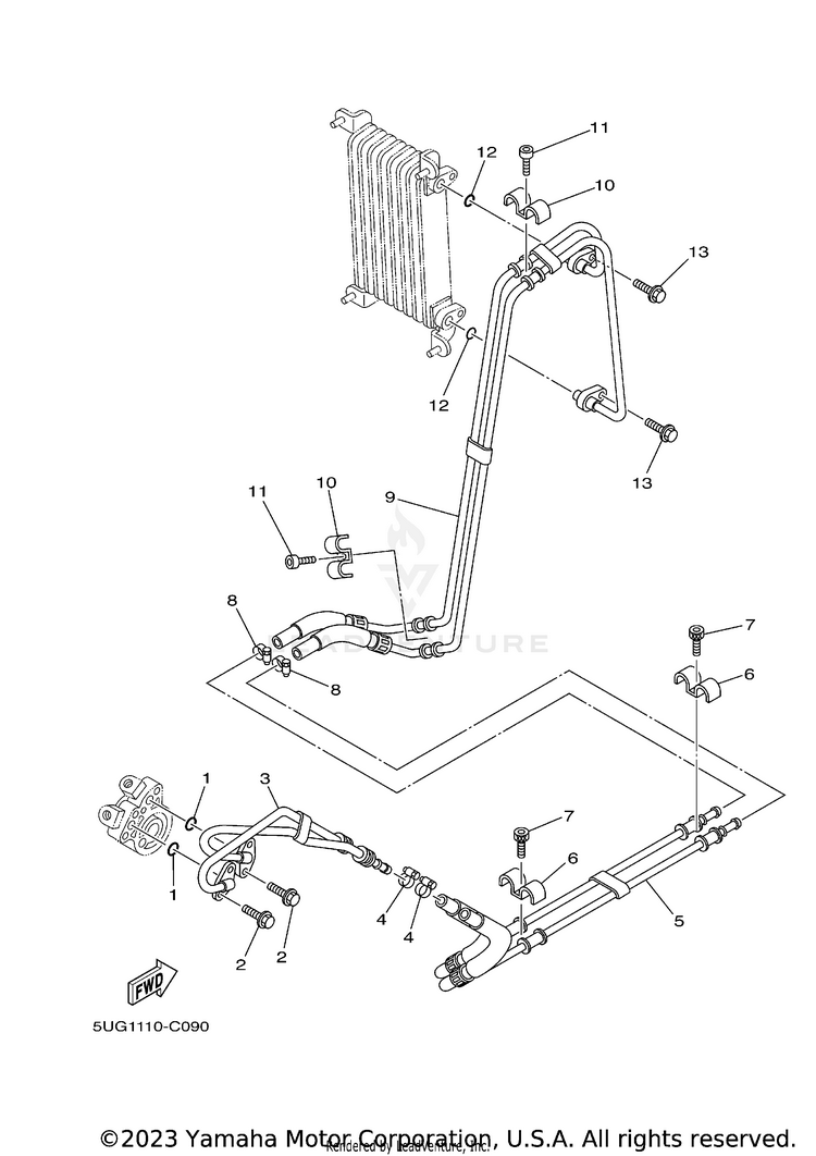 Oil Pipe Schematic