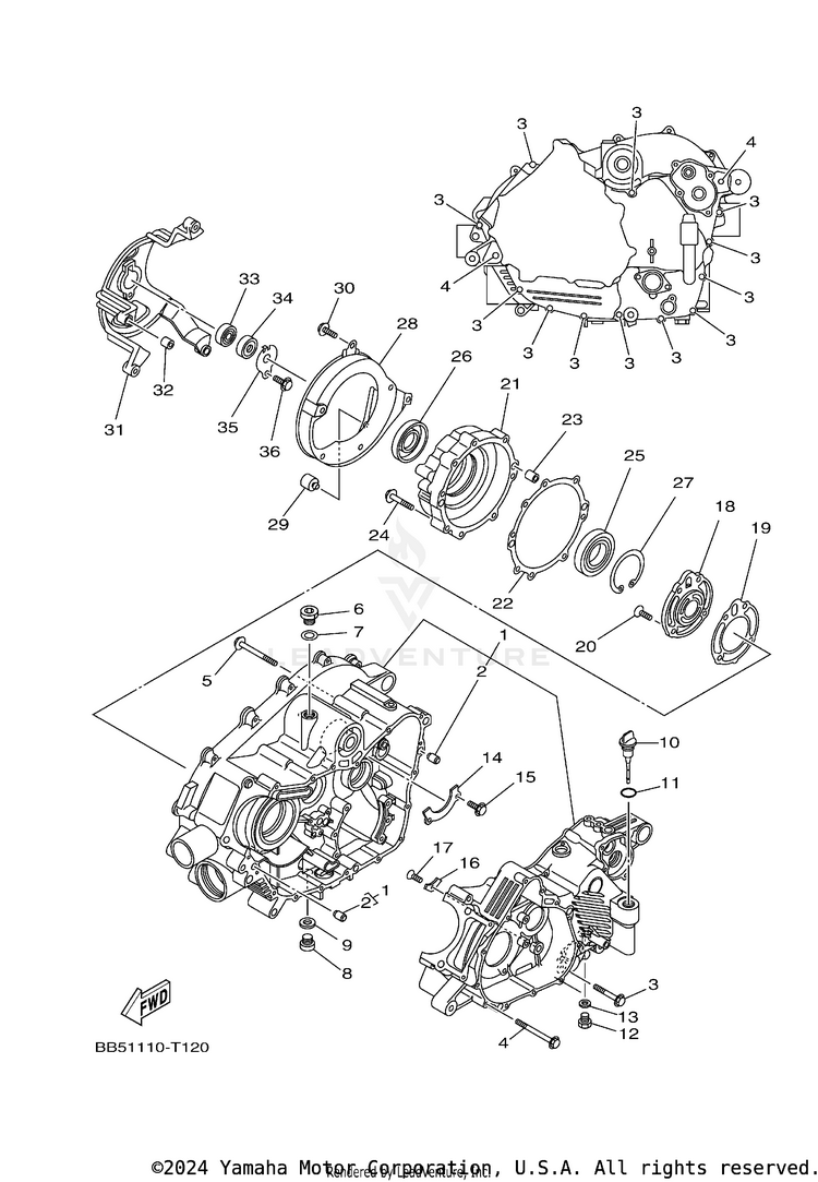 Crankcase Schematic