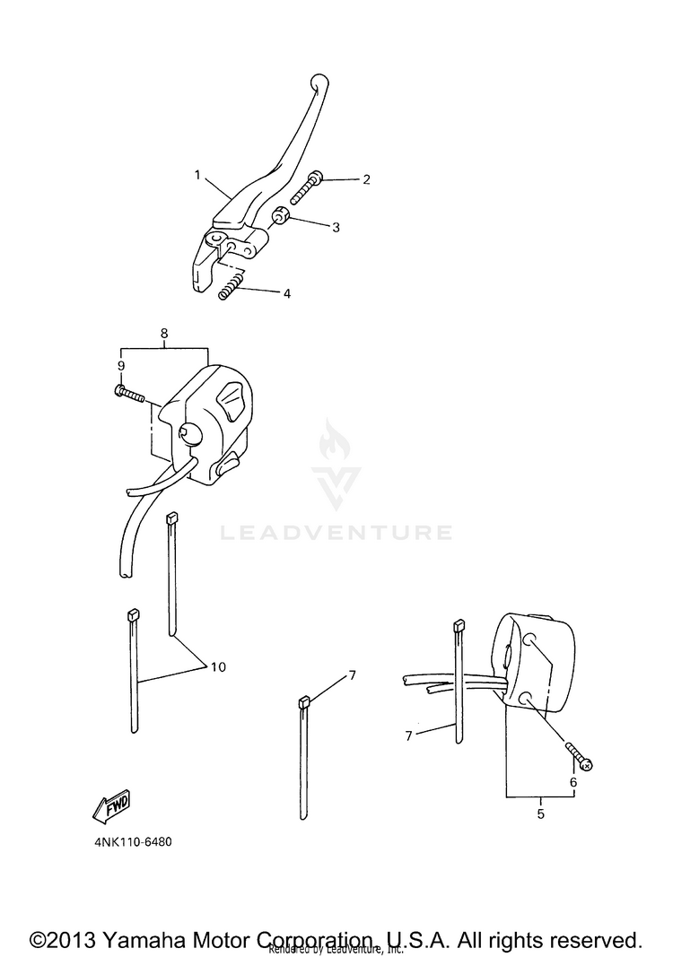 Handle Switch Lever Schematic