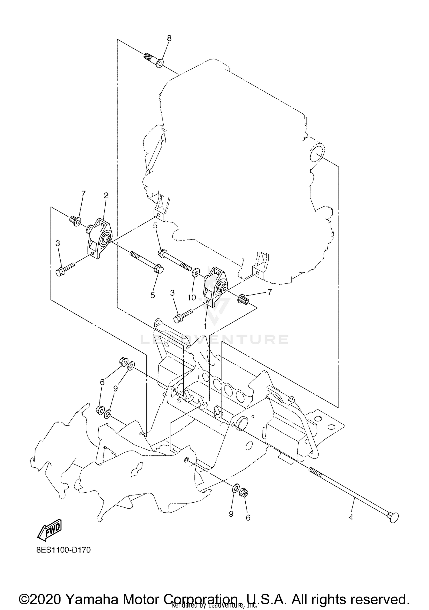ENGINE BRACKET